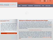 Tablet Screenshot of eeo-madesimple.com